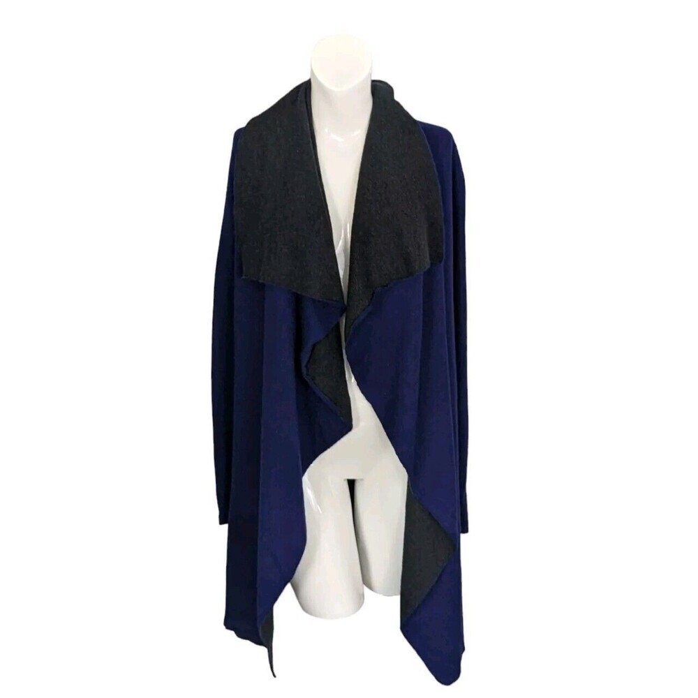 Eileen Fisher Blue and Black Cardigan